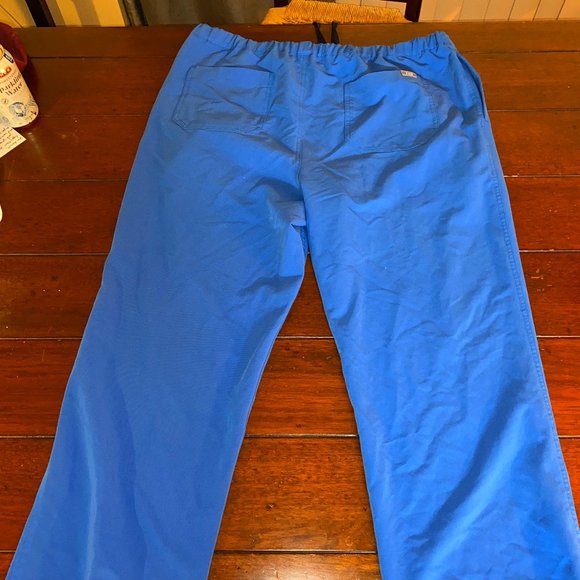 6 X Figs Pisco Royal Blue Pants size XL